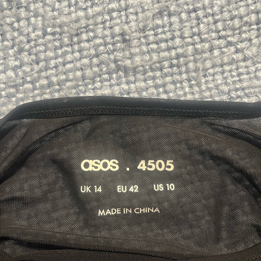 ASOS Ruched Mesh Top - Picture 2 of 3